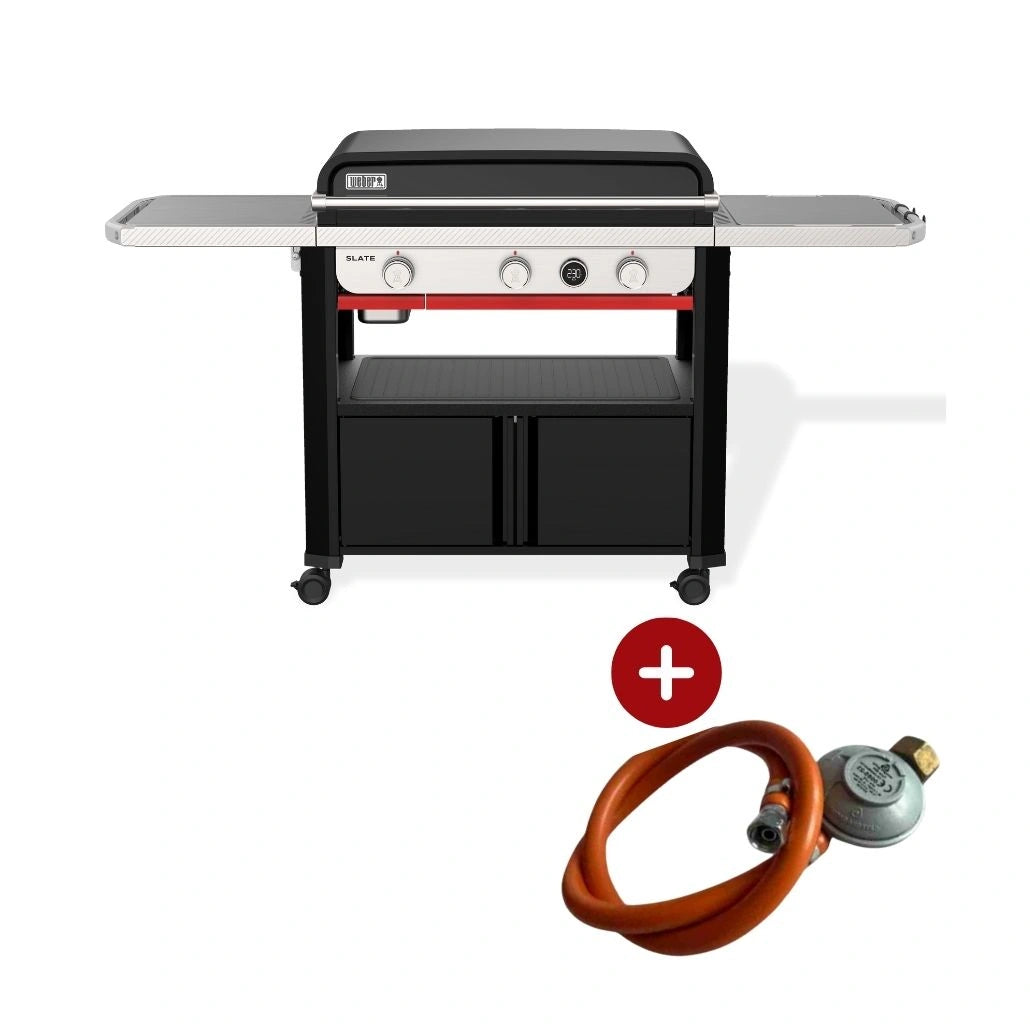 Gratar pe gaz Weber Premium SLATE GPD 76 cm + REGULATOR
