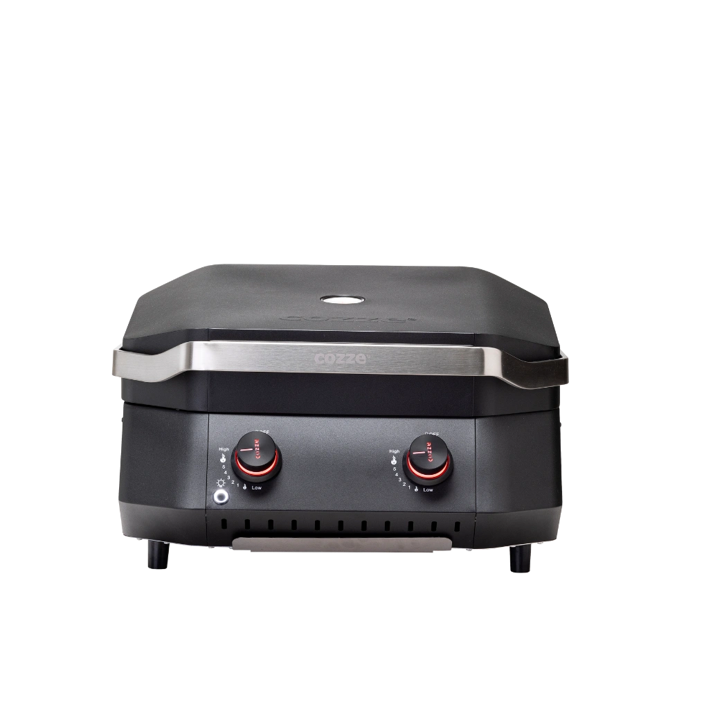 Gratar pe gaz Cozze G-500, 2 arzatoare + REGULATOR