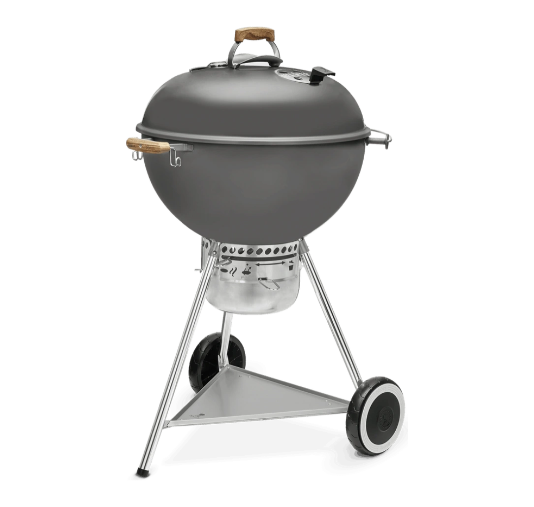 Gratar pe carbuni Kettle Grill 57 cm - Gri Metalic - OUTLET