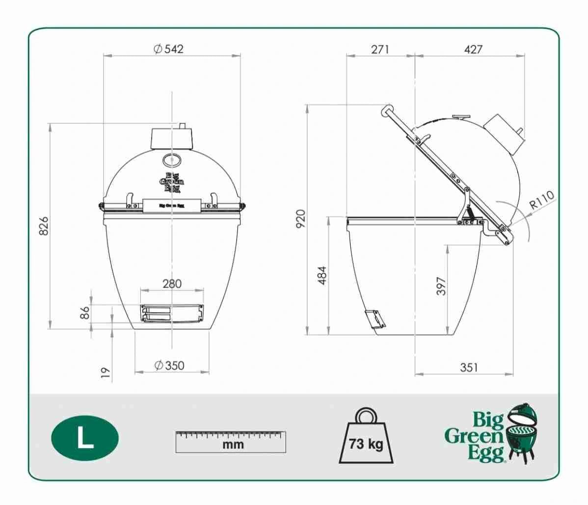 BigGreenEgg Kamado - Large