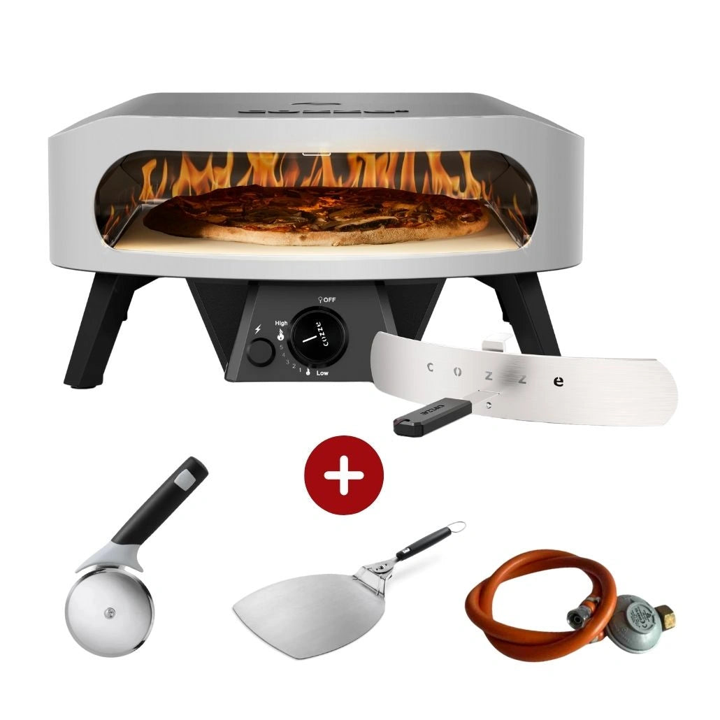Starter pack gaz 42.5cm Cozze Classic cu piatra pizza + regulator gaz