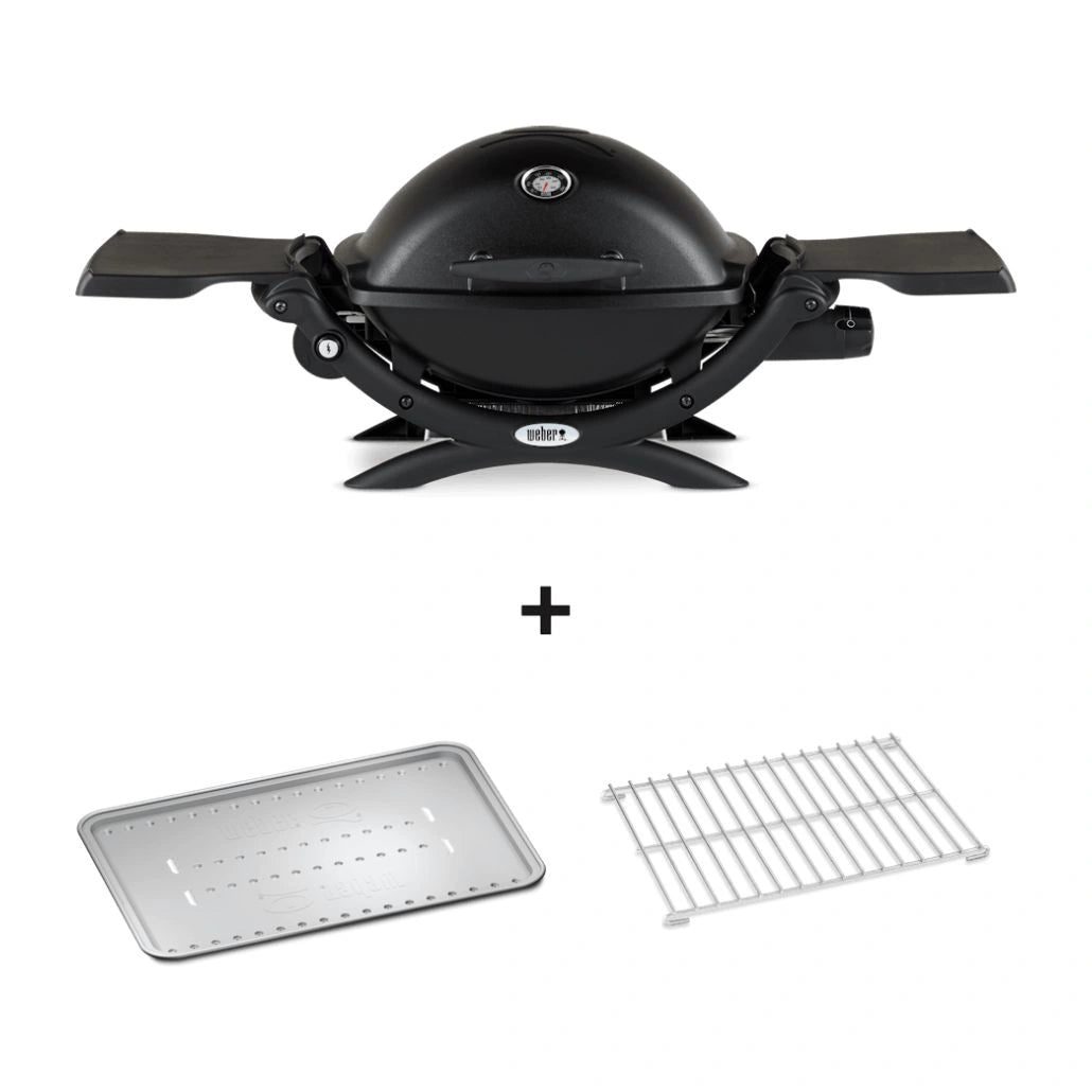 Gratar pe gaz Weber Q1200 - Negru