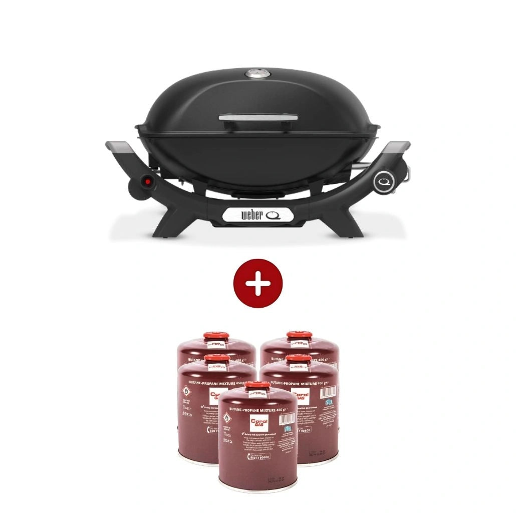 Gratar pe gaz Q 2100N + REGULATOR + 5 Rezerve gaz