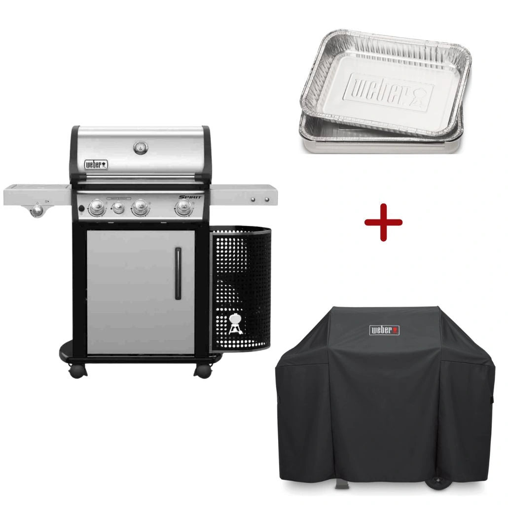 Pro Pack Weber - Gratar pe gaz Spirit GBS SP-335 Premium + Regulator