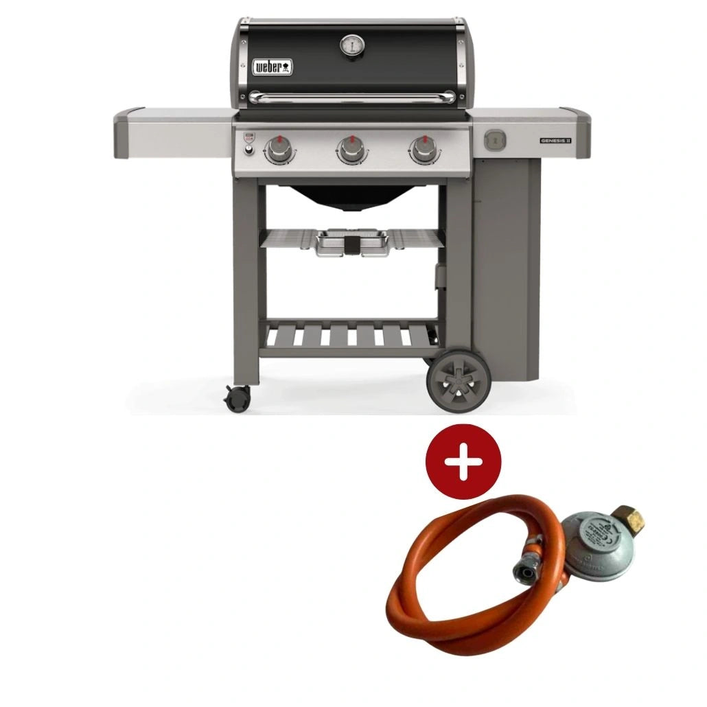 Gratar pe gaz Genesis II E-310 Negru + Regulator