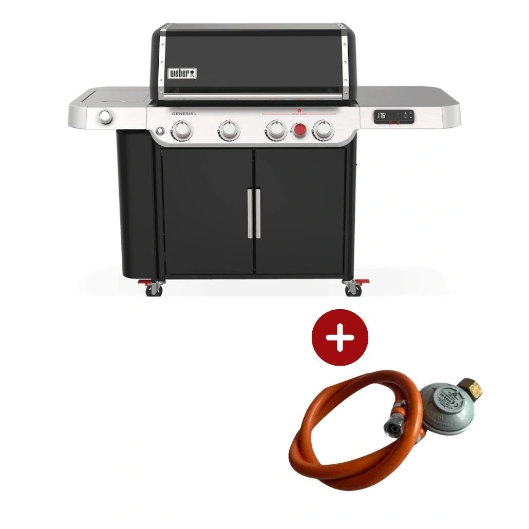 Gratar pe gaz Genesis EX-435 - Negru + Regulator