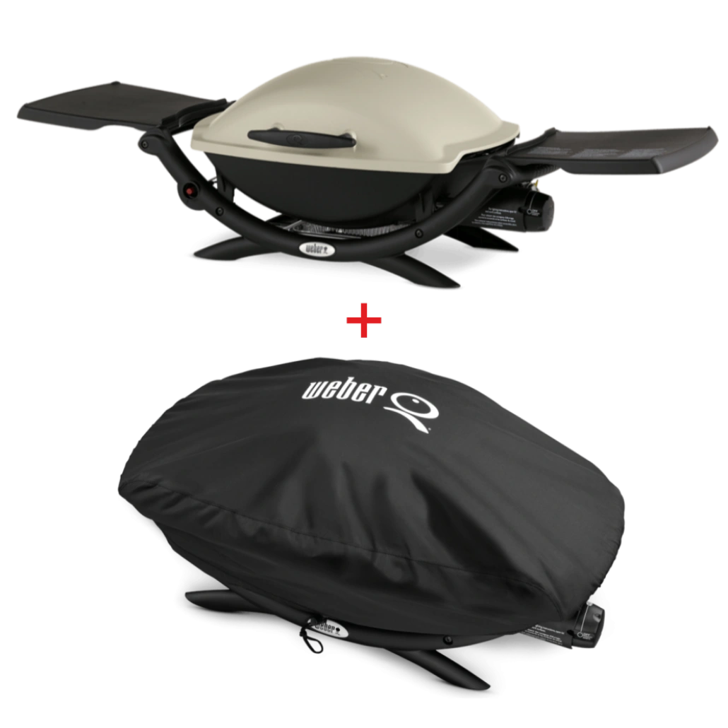 Set Gratar pe gaz Weber Q 2000 + husa