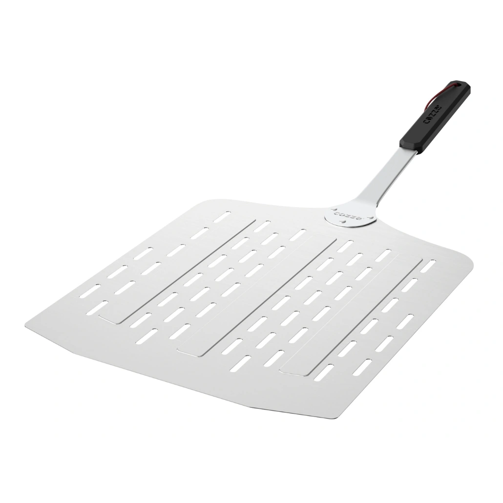 Paleta pentru pizza din otel inoxidabil Cozze cu gauri 40 x 35 cm