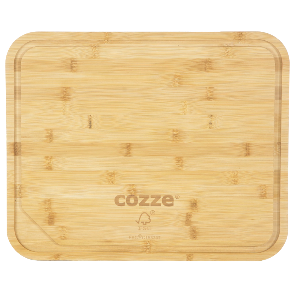 Placa de pizza din bambus dreptunghiulara Cozze