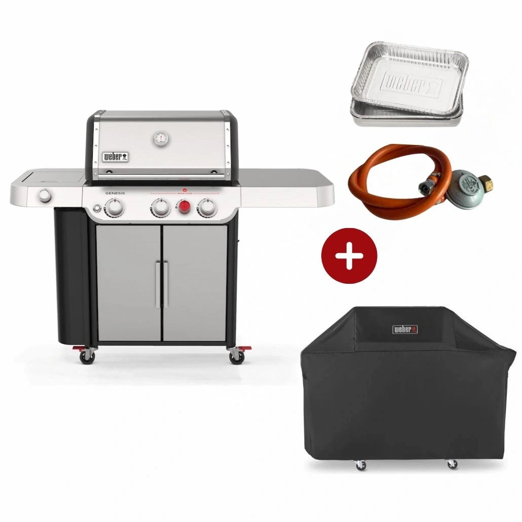 Pro Pack Weber - Gratar pe gaz Genesis S-335 + Regulator