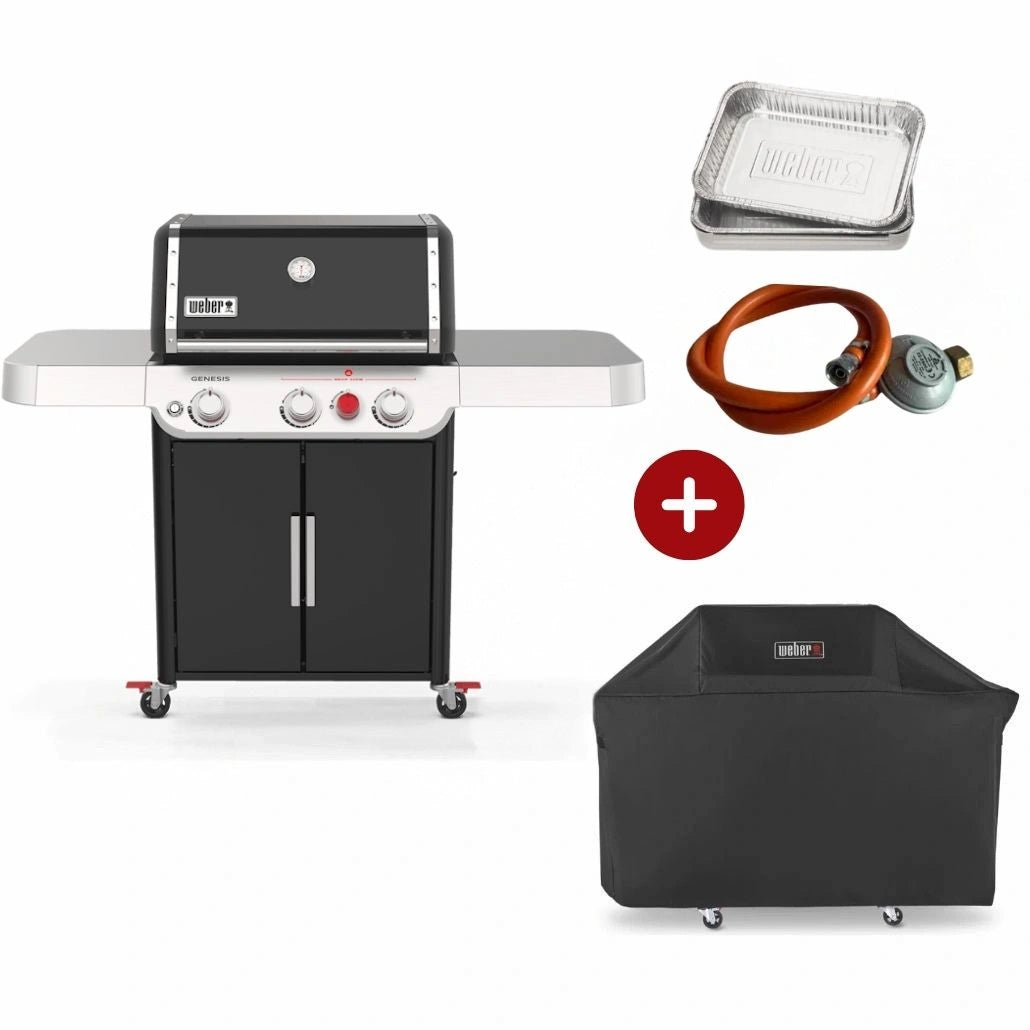Pro Pack Weber - Gratar pe gaz Genesis E325S + Regulator