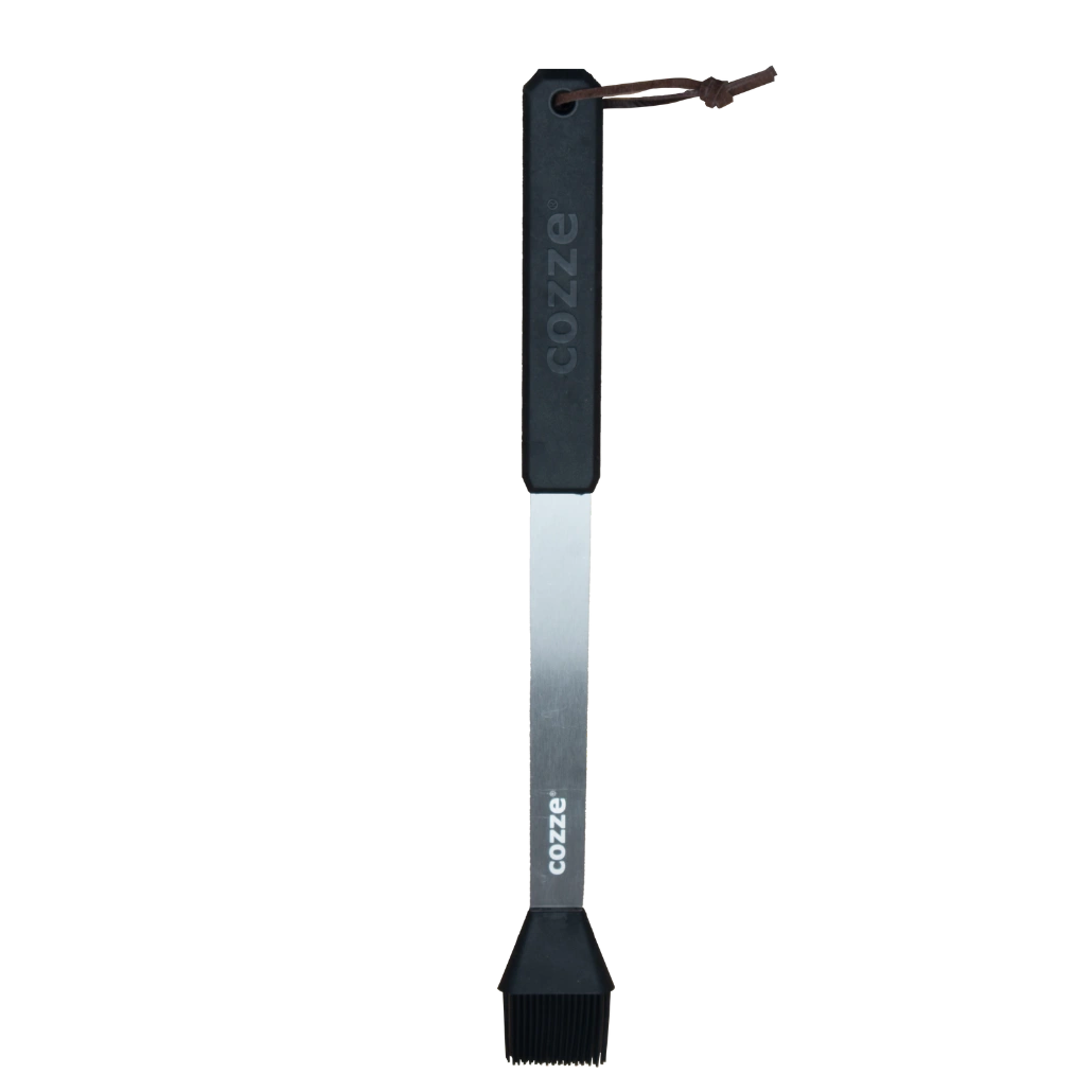 Pensula din otel inoxidabil si silicon Cozze  pentru gratar