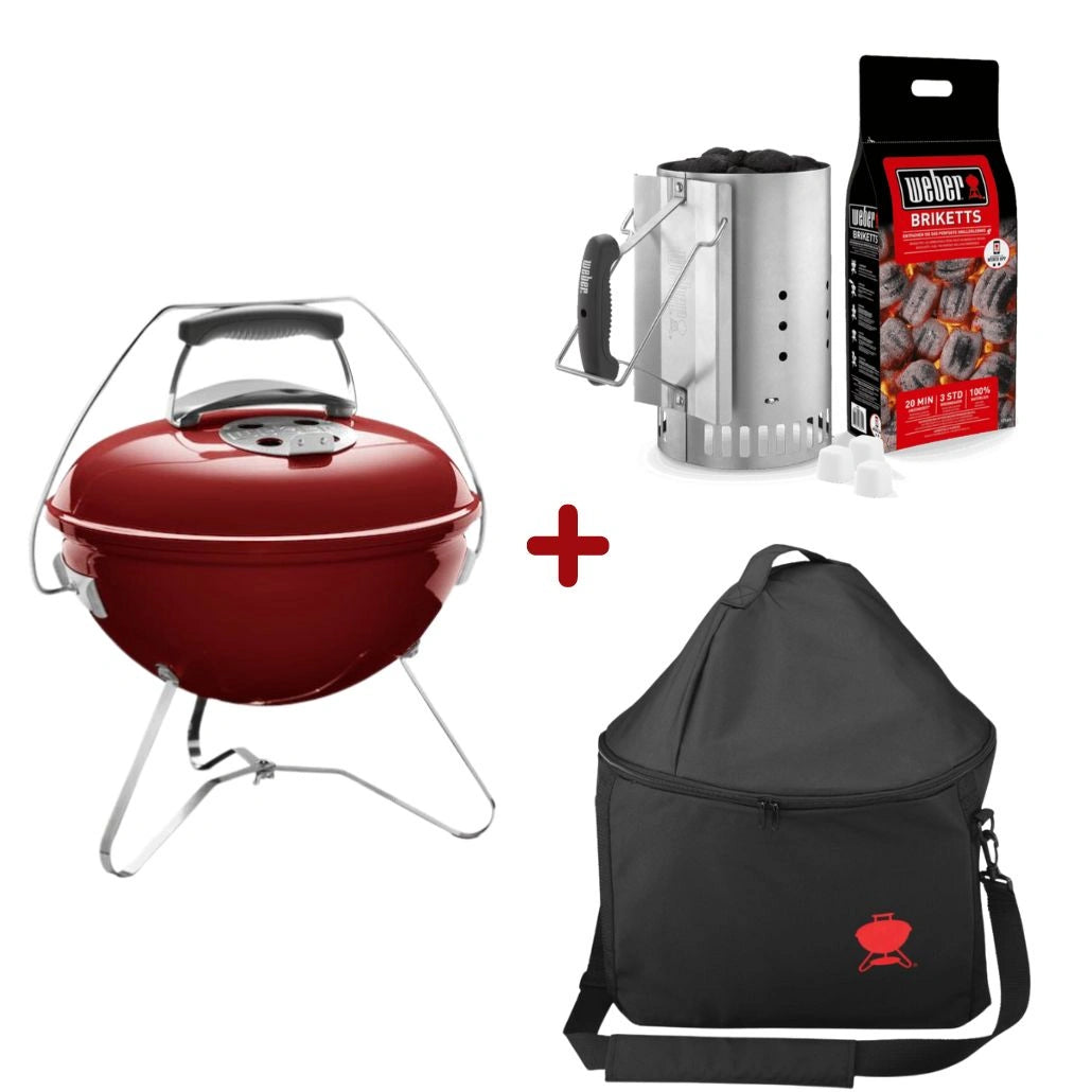 Pro Pack Weber - Gratar carbuni Smokey Joe Premium - Rosu