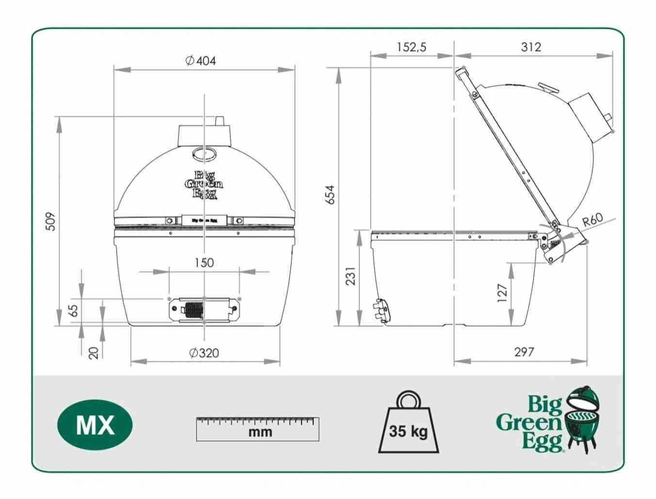 BigGreenEgg Kamadoo - MiniMax