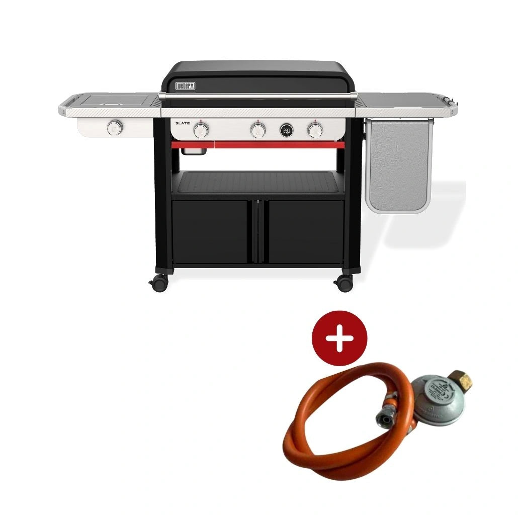 Gratar pe gaz Premium Weber Slate GPSB 76 cm + REGULATOR
